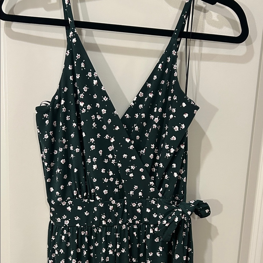 Floral Green Jumpsuit